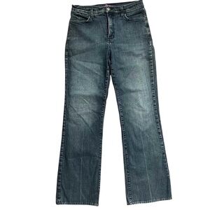 NYDJ High Rise Straight Leg Jeans Women’s 8 Blue